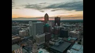 Des Moines 4K drone hyperlapse by Brian Abeling