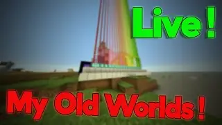 Playing my Childhood Minecraft World LIVE!