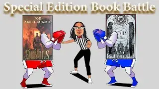 The Devils by Joe Abercrombie Broken Binding vs Fairyloot Special Edition Book Battle