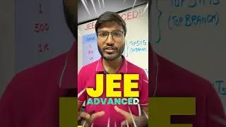 ❌JEE ADVANCED MARKS Vs RANK?!🤯 #jee #motivation