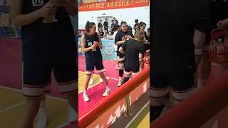 New Twin Towers! Big Three#basketball #womensbasketball #bigbaby #hanxu #youtubeshorts