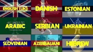 Engine Roll Call But It's Mario Tennis Fever Languages 