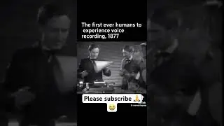 First humans to ever record a voice recording, please subscribe #metasounds #reels #shorts