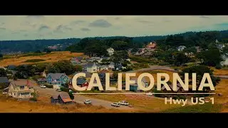 California | Highway US-1 | Mendocino | Aerials 4k