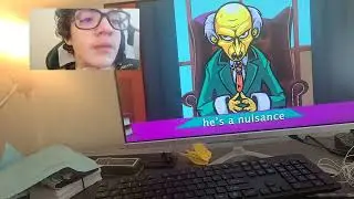 cdog react to donald trump vs mr burns #freshykanal