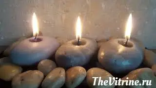 Свечи горят. Тест горения свечи камень (candle stone)