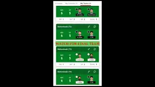 BLR vs GL Today IPL Match Dream11 Final Team | BLR vs GL Dream11 Team | Today Match Prediction