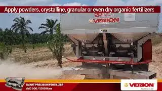 VERION Smart PRECISION FERTILIZER SPREADER VMD 600 / 1200 liters