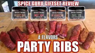 Party Ribs 4 Flavors - Spice Guru Gift Set #spiceguru #ribs #bbqrubs #smoker