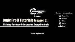 Alchemy Inspector Group Controls (Logic Pro Tutorial)