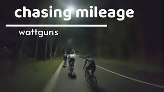 Chasing Mileage | everyone has a goal | wattguns | always day one #cycling #dji 