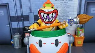 Jakks Pacific The Super Mario Galaxy Movie Bowser Jr. & Clown Car Review!