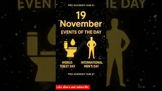 19 November &ndash; Today&rsquo;s Events | International, Islamic & Pakistan History | Important Day Facts #shot