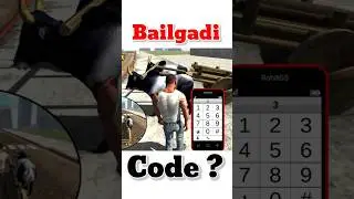 Bailgadi 🤑 is here || Know the cheat code Indian Bikes Driving 3D #shorts #rohitgamingstudio6902