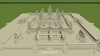 Contruction des Temples Angkor en 3D - Son Travel Asia