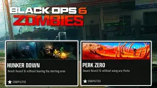 Black Ops 6 Zombies - HUNKER DOWN & PERK ZERO Challenges Walkthrough