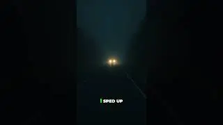 Chilling Highway Encounter: The Vanishing Headlights #shorts