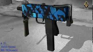 MAC-10 Oceanic - Skin Wear Preview