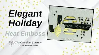 ✨ Elegant Holiday Cardmaking &ndash; Heat Emboss + Shadow Die Cuts! 🎄