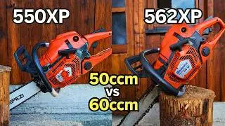 Husqvarna 550XP vs 562XP | 50ccm gegen 60ccm im Test