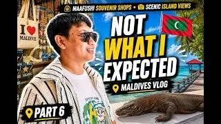 MALDIVES Travel Vlog Part 6: Exploring Maafushi Souvenir Shops & Scenic Island Views 🏝️🛍️