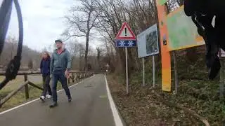 Malnate Cantello ciclabile del lanza in bici da gravel