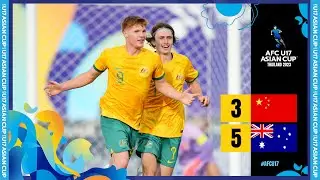 #AFCU17 - Full Match - Group C | China PR (CHN) vs Australia (AUS)