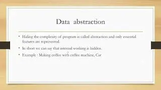 #1. Features of OOP | JAVA