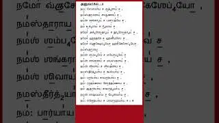Рудрам Обучение стало проще Анувакам 8 с тамильским текстом - Gurukulam