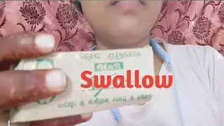 Select pencil crunch and swallow video 