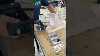 Making a table saw jig with the ​⁠@festool-canada CXS 18 drill & CENTROTEC bits & ​​⁠@Titebond