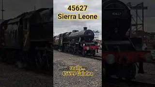 LMS Jubilee 45699 Galatea running as 45627 Sierra Leone at The Greatest Gathering #greatestgathering