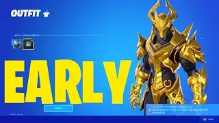 HOW TO GET GOLDEN OMEGA KNIGHT STYLE IN FORTNITE! (Early)
