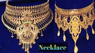 Amazing Necklace Design....#lightweightdesign #goldjewellery #necklace #dailyvlog
