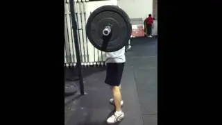 Dan Pope 185lb Thruster x 8 reps