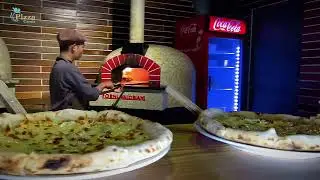 At Pizza Camia, the rustic, charming, and friendly atmosphere.