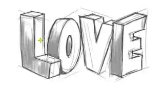 How to Draw 3D LOVE Graffiti Letters   YouTube