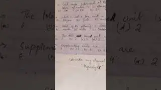 Supplementary units are l PhysicsbyRS l physicsbyrs