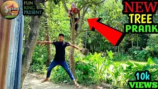 New Tree Prank Video 2025! Funny reaction Prank video