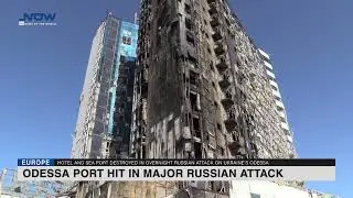 Odessa port hit in major Russian attack