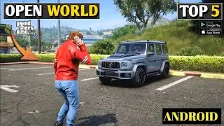 TOP 5 REALISTIC 😱🔥 OPEN WORLD GAMES 2023 ll Realistic Android Game || Gta v in Android