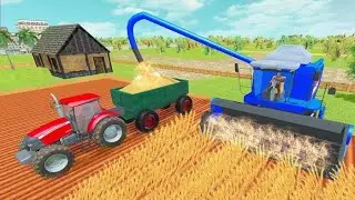 #Tractor Offroad Tractor Farming Game 2019 / Farm Works - Harvesting Wheat / Best Android Gameplay