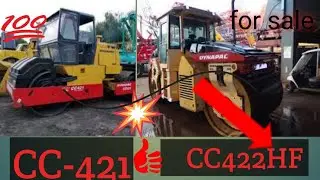 Dynapac CC 422 andcc421 Used Tandem Roller Double Drum Vibratory  Construction tastting mashine