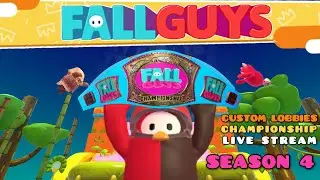 FALL GUYS LIVE | CUSTOM LOBBIES CHAMPIONSHIP | SEASON 4 | LIVE STREAM SERIES (PS4) #fallguys