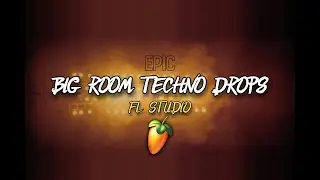 FREE FLP - 4 BIG ROOM TECHNO DROPS in FL STUDIO like Hardwell, Olly James, Maddix - 2025