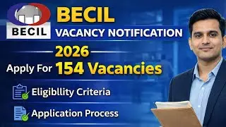 BECIL NEW VACANCY 2026 TOTAL POST-154 COMPLETE NOTIFICATION OUT #bevil #vacancy @jobindex8 