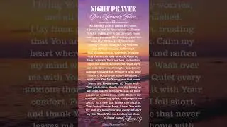 Peaceful Night Prayer 🙏 #christianfaith #jesus #prayer