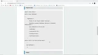 Java Swing | JTextArea | How to Use Text Areas in Java | Creating Text Area by Using JTextArea Class