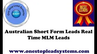 Australian Short Form Leads Real Time MLM Leads