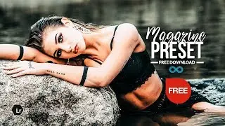 Бесплатный пресет Lightroom для журнала от Photonify